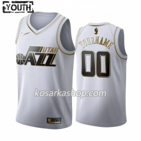 Dres Utah Jazz Prilagođeni Nike 2019-20 Bijela Golden Edition Swingman - Dječji